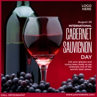 International Cabernet Sauvignon Day Publicación de Instagram template