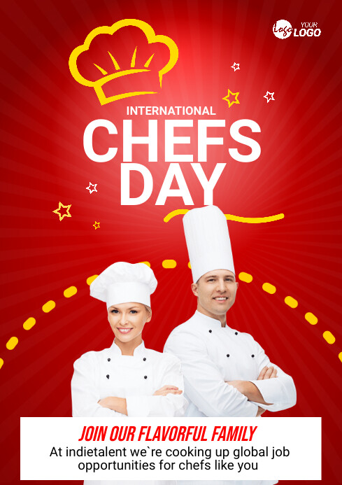 International Chef Day Template | PosterMyWall