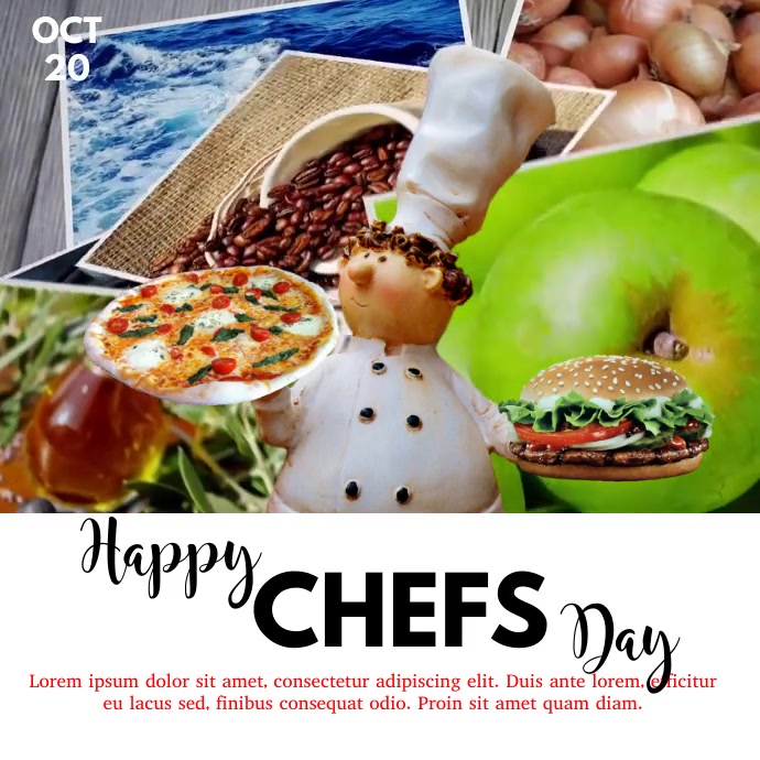 International Chefs Day, Chefs Day Template | PosterMyWall