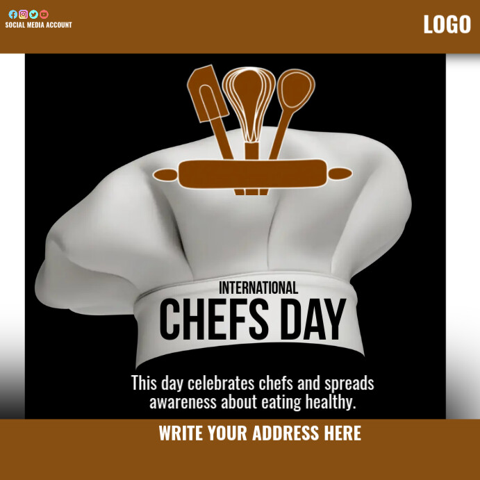 International Chef Day Template | PosterMyWall