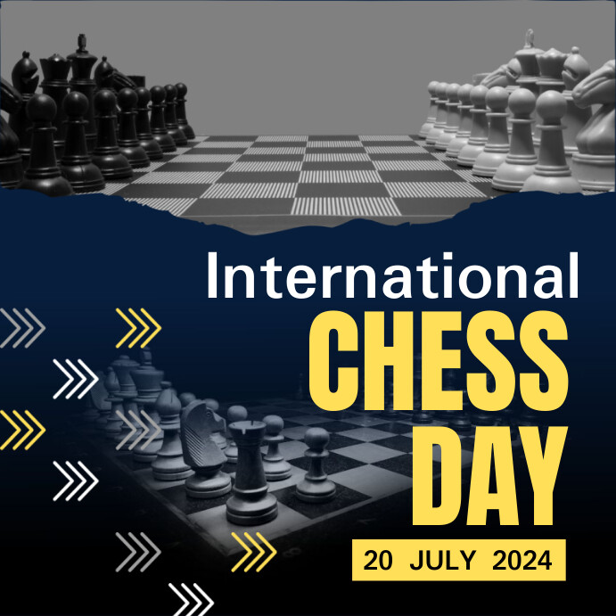 International Chess Day Ads Template | PosterMyWall