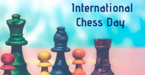 International chess day Ibinahaging Larawan sa Facebook template