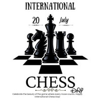 International Chess Day Instagram Post template