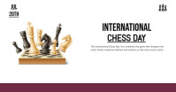 international chess day Facebook Shared Image template