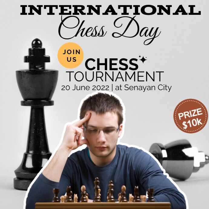 Plantilla de International Chess Day Instagram Post | PosterMyWall
