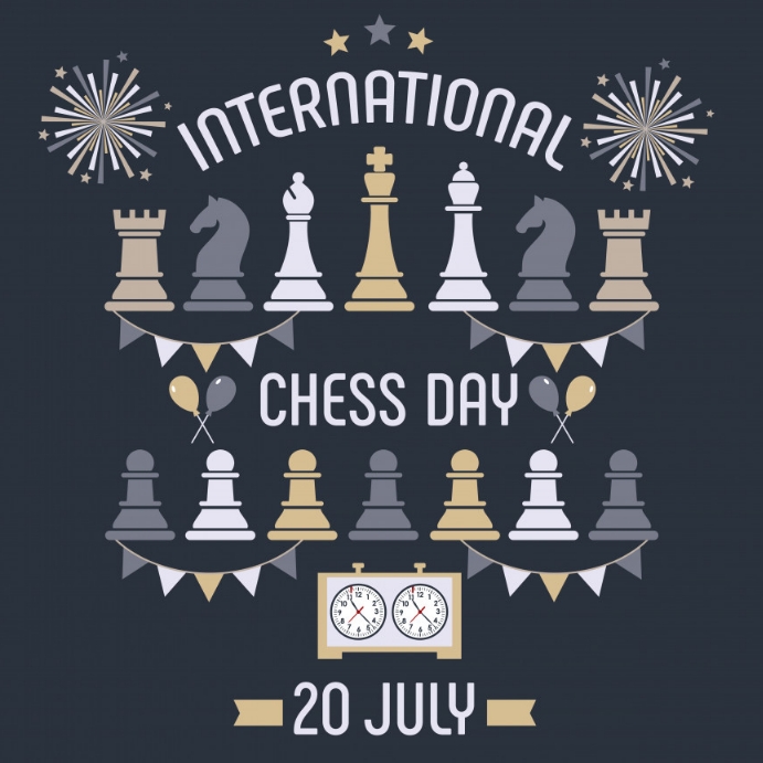 International Chess Day Template | PosterMyWall