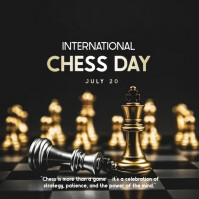 International Chess Day Template  Instagram Post