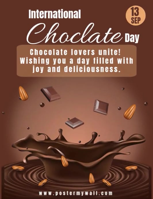 Choclear Day International Choclate Day Flyer Template | PosterMyWall