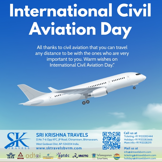 Copy of International Civil Aviation Day | PosterMyWall