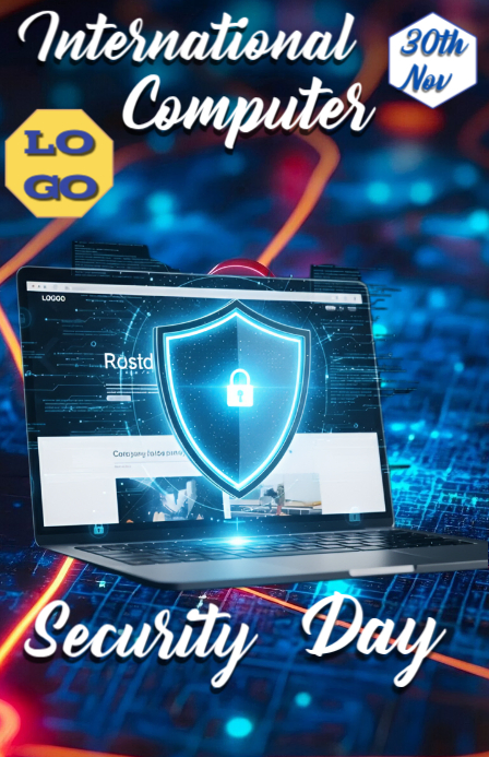 International computer security day Template | PosterMyWall