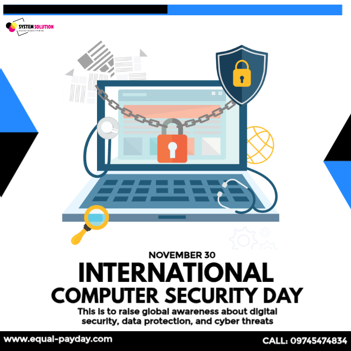 International Computer Security Day Template | PosterMyWall