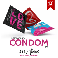 international condom day Instagram Post template
