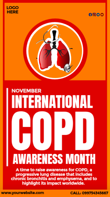International COPD Awareness Month Template | PosterMyWall