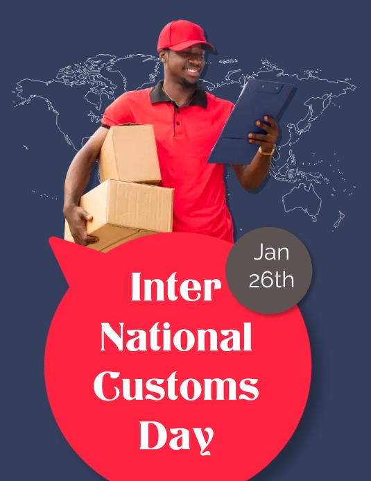Customs Poster Task International Customs Day Flyer Template | PosterMyWall