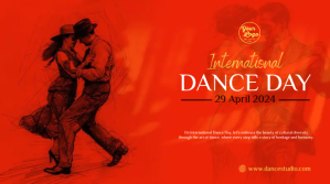 International Dance Day Landscape Banner temp Presentation (16:9) template