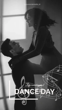 international dance day template Instagram Story