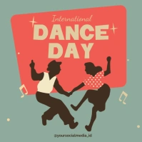 international dance day template Instagram Post