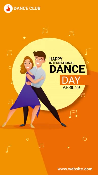 International Dance Day Template История на Instagram