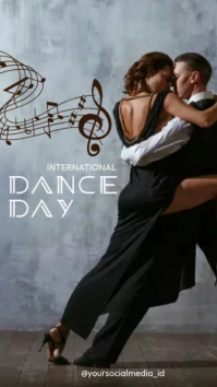 international dance day template Instagram Story