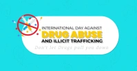 International Day Against Drug Abuse Gambar Bersama Facebook template
