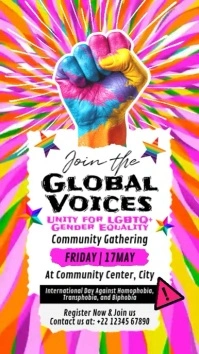 International Day Against Homophobia Template Instagram Story