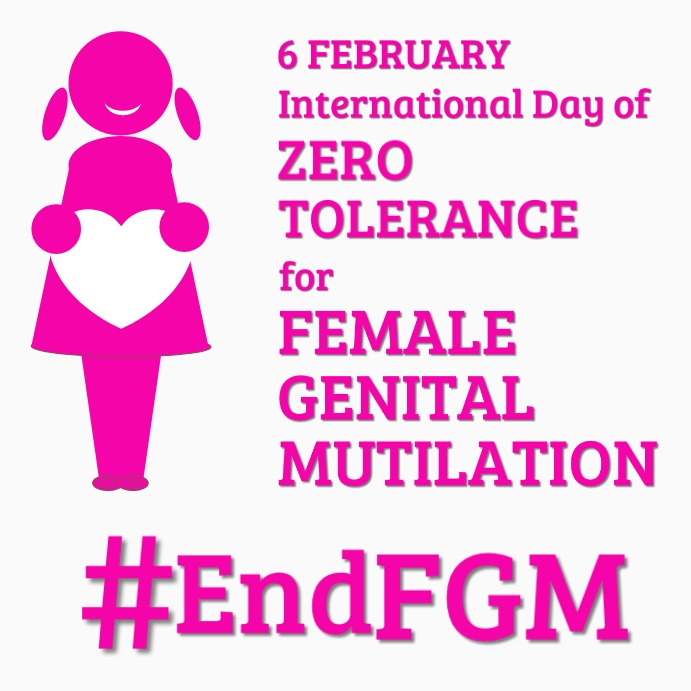 Mutilation Chart Poster International day Female Genital Mutilation Template | PosterMyWall