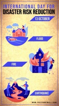 International Day for Disaster Risk Reduction Template | PosterMyWall