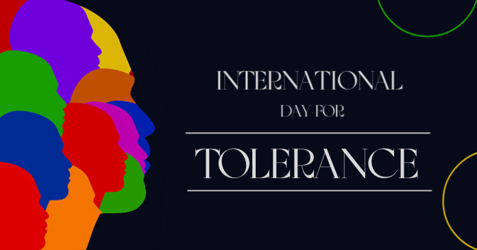International Day for Tolerance Facebook Shared Image template