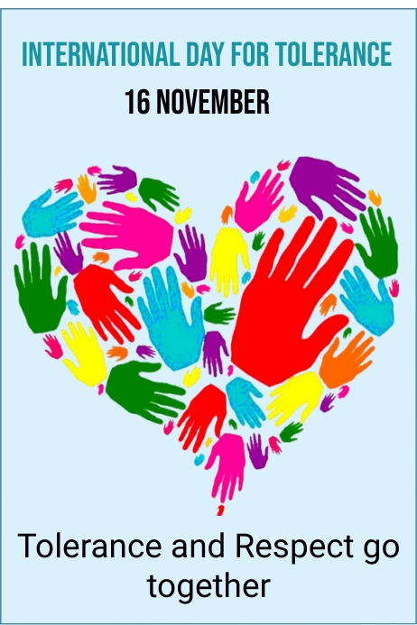 Copy of International day for tolerance | PosterMyWall