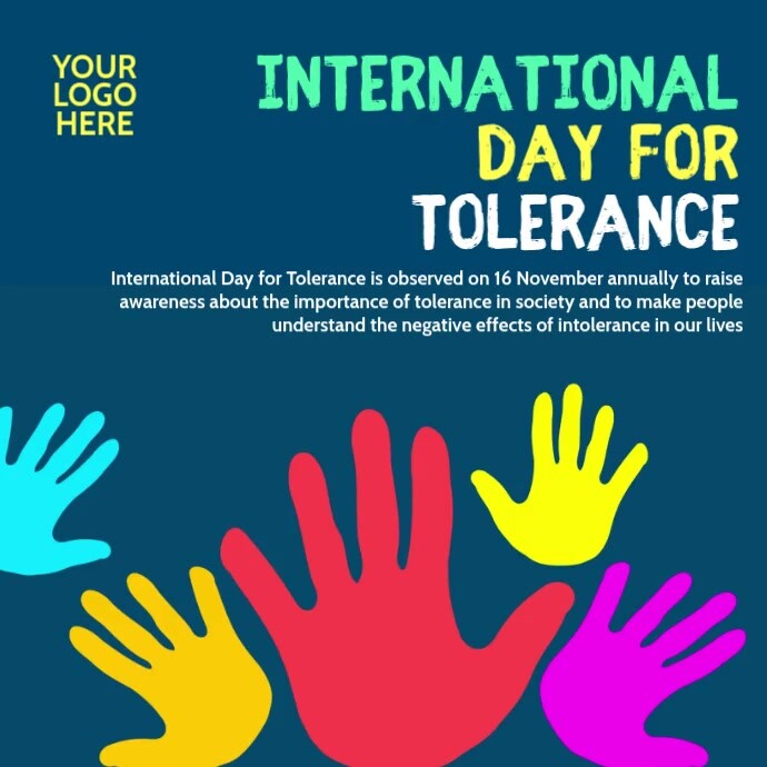 International Day for Tolerance Post Template