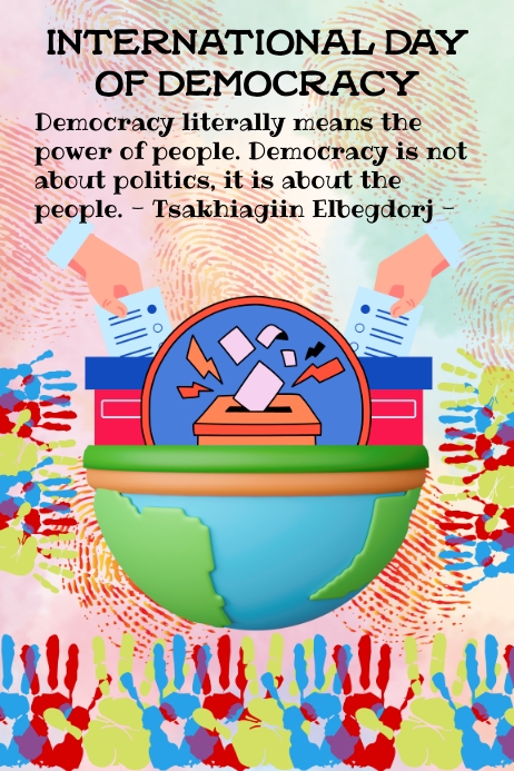 International Day Of Democracy Template PosterMyWall International Day Of Democracy Template PosterMyWall