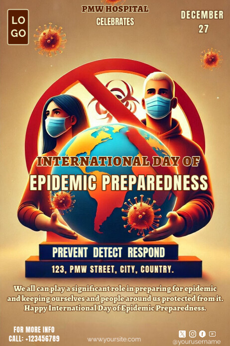 Plantilla de International Day Of Epidemic Preparedness | PosterMyWall