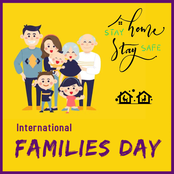 Modèle Journée Internationale Des Familles | PosterMyWall