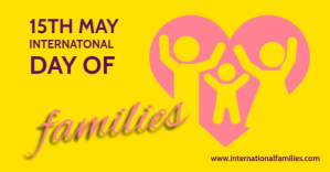 Yellow International Day of Families Facebook-annonce Template