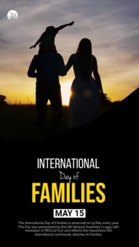 International Day of Families Instagram Story template