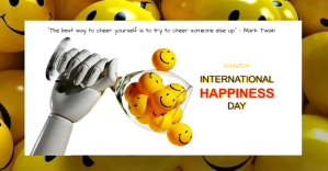 International Day of Happiness Изображение, которым поделились на Facebook template