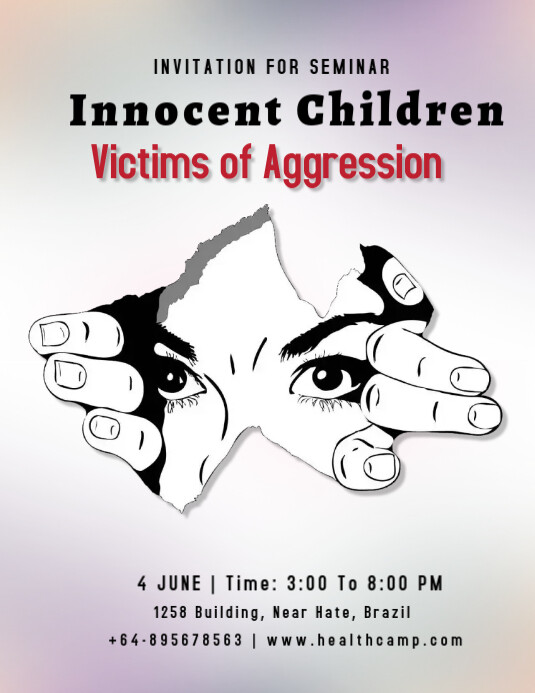 Copy of International Day of Innocent Children Victim | PosterMyWall