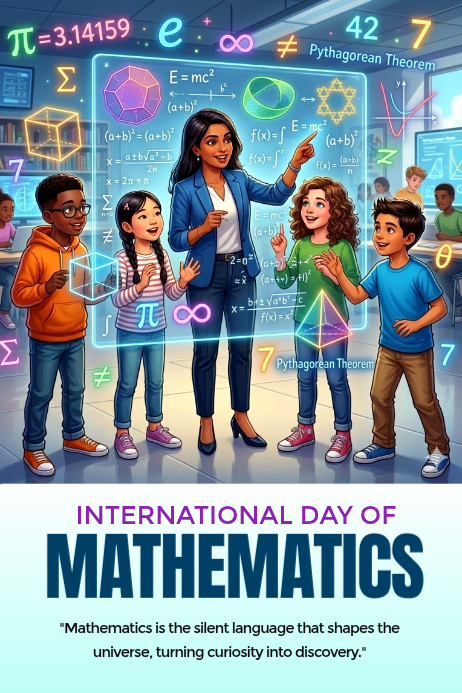 INTERNATIONAL DAY OF MATHEMATICS Template | PosterMyWall