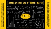 International Day of mathematics Blog Header template