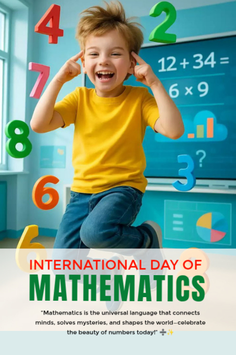 Modèle International Day Of Mathematics | PosterMyWall
