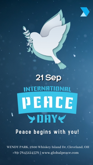 International Day of Peace Instagram Story template