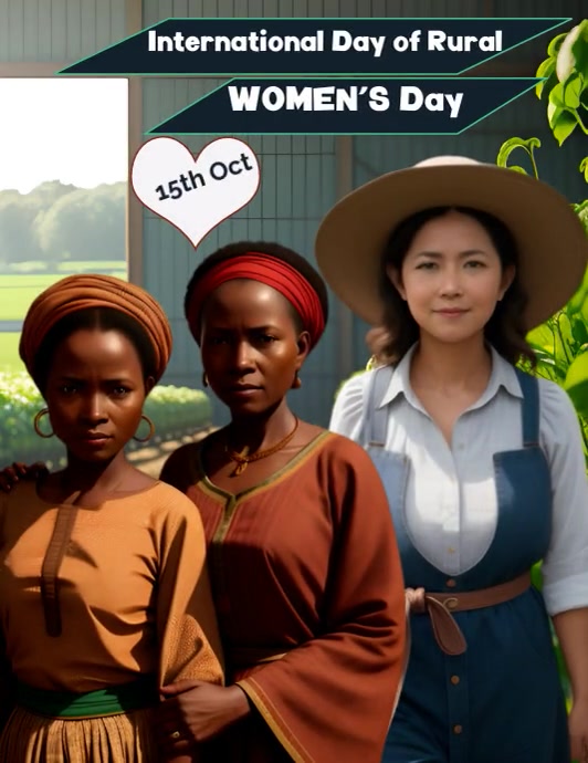 International day of Rural Women's day Template PosterMyWall