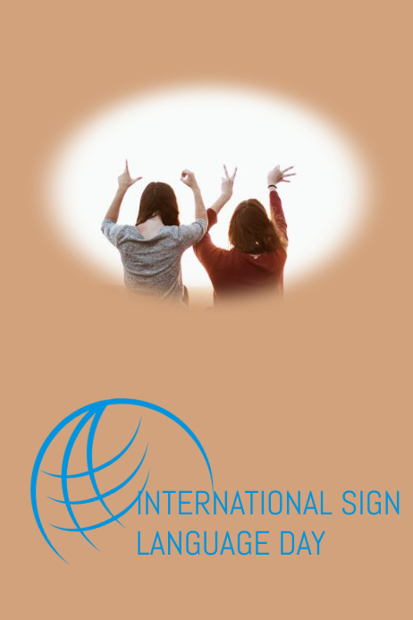 International day of sign language Template | PosterMyWall