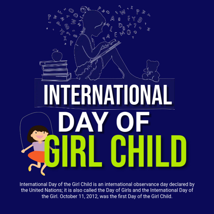 International Girl Child Day Poster Ideas International Girl Child Day Poster Ideas