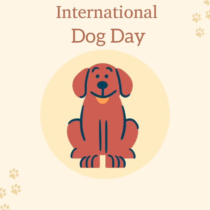 International dog day template online greetin | PosterMyWall