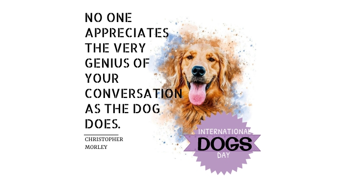 Header With Dogs international dogs day BLOG HEADER template | PosterMyWall