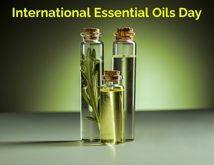 Copy of International Essential Oils Day illustration PosterMyWall