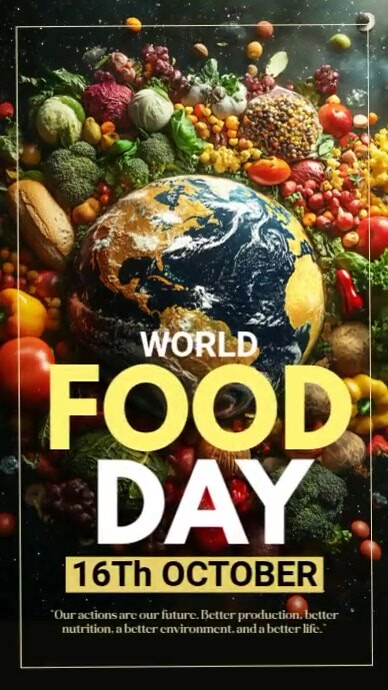 International food day,event,food Pamflet (VSA Brief) template