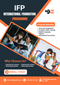 International Foundation Programme Poster Template A5