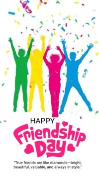International Friendship Day Instagram Story template